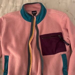 Girls Patagonia fleece - size 5/6
